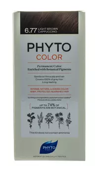 Phyto Краска для волос светлый каштан - капучино, 1 шт (Phyto, Phyto Color)