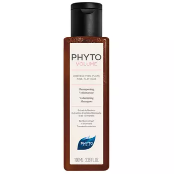 Phyto Шампунь для создания объема тонким и слабым волосам, 100 мл (Phyto, Phytovolume)