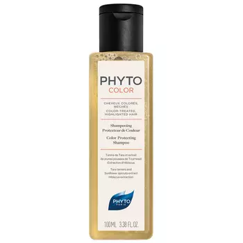Phyto Шампунь-защита цвета для окрашенных и мелированных волос, 100 мл (Phyto, Phytocolor)