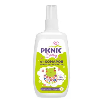 Picnic Детский спрей от комаров "Защита 2 часа", 120 мл (Picnic, Baby)