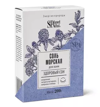 Planet Spa Altai Соль морская "Здоровый сон", 200 г (Planet Spa Altai, Минеральная косметика)