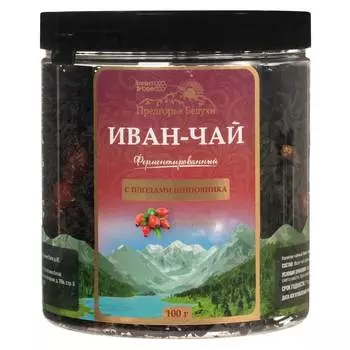 Предгорья Белухи Иван-чай ферментированный с плодами шиповника, 100 г (Предгорья Белухи, )