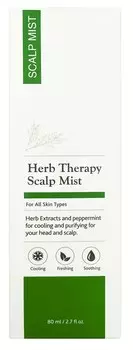 Prreti Травяной комплекс для ухода за кожей головы Herb Therapy Scalp Mist, 80 мл (Prreti, Уход за волосами)
