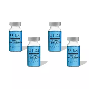 Qtem Холодный филлер для волос Color Bomb, (15 мл + 15 мл) х 2 шт (Qtem, Hair Regeneration)