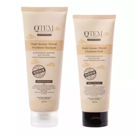 Qtem Набор для восстановления волос: шампунь 200 мл + маска 200 мл (Qtem, Hair Regeneration)