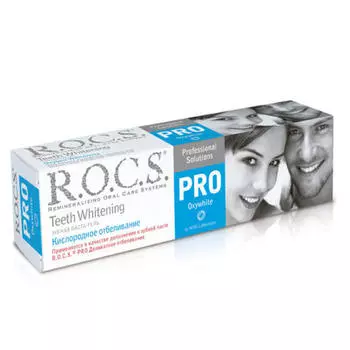 R.O.C.S. Зубная паста PRO "Кислородное отбеливание" 60 гр (R.O.C.S., R.O.C.S. PRO)