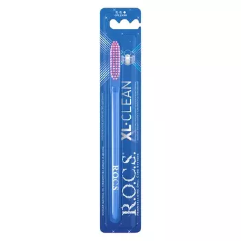 R.O.C.S. Зубная щетка средней жесткости XL-Clean, 1 шт (R.O.C.S., Зубные щетки Adults)