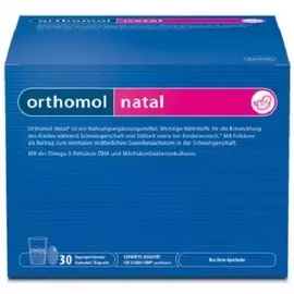 Orthomol Комплекс "Натал", 1 блистер (30 капсул )+ 30 сдвоенных саше (Orthomol, Для беременных и кормящих)