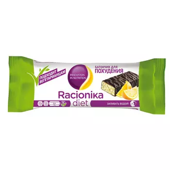 Racionika Диет батончик апельсин постный 50 г (Racionika, Racionika Diet)