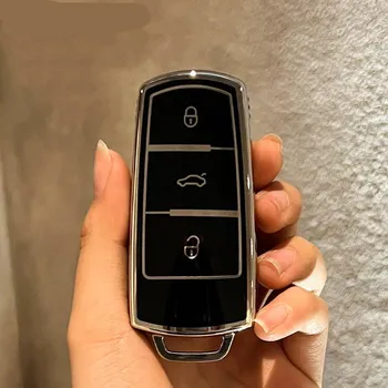 Новый модный чехол для ключей из ТПУ для Volkswagen VW CC Passat B6 B7 Passat 3C CC Maogotan R36 B5 B7L, протектор, автоаксессуары