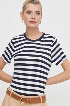 Хлопковая футболка JINX Pepe Jeans, темно-синий
