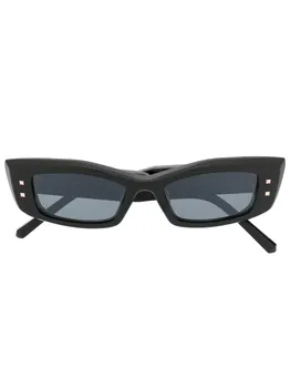 Солнцезащитные очки Rockstud в прямоугольной оправе VALENTINO GARAVANI EYEWEAR, черный