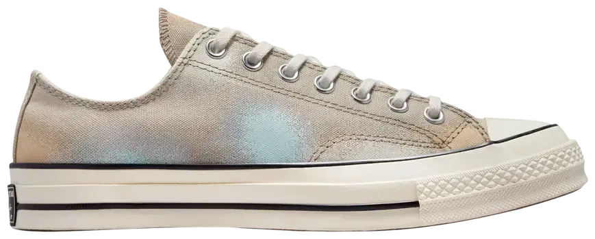 Кроссовки Converse Chuck 70 Low Spray Paint - Beach Stone, серый