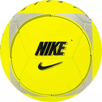 Мяч футзальный Nike Street Akka DC4191-702, р.4, 12 пан., желто-серый