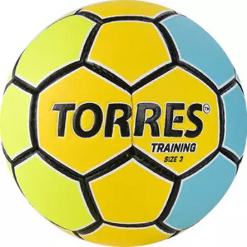 Мяч гандбольный Torres Training арт. H32153, р.3, желто-голубой
