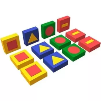Мягкий игровой модуль Romana Обучающие фигуры ДМФ-МК-12.95.01