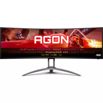 Монитор AOC AG493UCX2 LCD 48.8'' 32:9 5120 x 1440, 3Y, Black