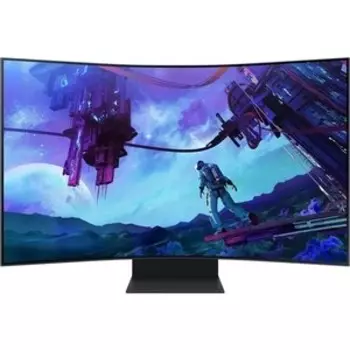 Монитор Samsung 55'' Odyssey Ark S55CG97WNI черный VA LED 16:9 HDMI M/M матовая HAS Piv 600cd 178гр/178гр 3840x2160 165Hz DP WQ USB 41.5кг