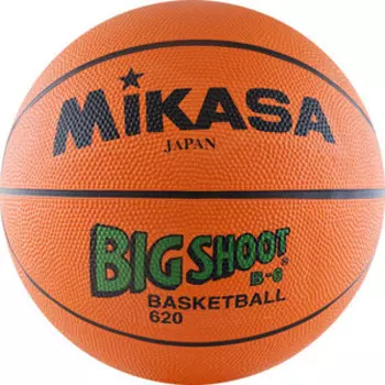 Мяч баскетбольный Mikasa 620 р. 6, резина, оранжево-черный
