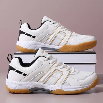 Badminton Shoes Men s and Women s Youth Training Shoes Table Tennis Shoes Tennis Shoes Breathable, Non-slip and Wear-resistant
