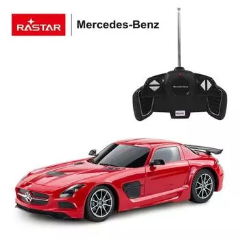 Машина р/у 1:18 - Mercedes-Benz SLS AMG, цвет красный