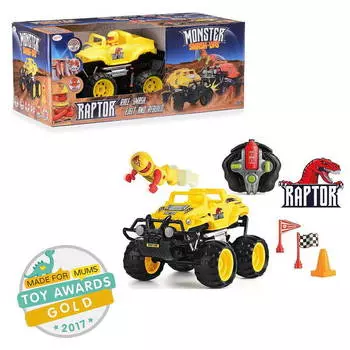 Машинка на радиоуправлении Разбивающийся внедорожник из серии Monster Smash Ups – Raptor