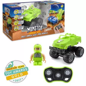 Машинка р/у разбивающийся внедорожник Monster Smash Ups – Cyborg
