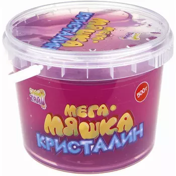 Мега-Мяшка Кристалин, надувная, 500 г, фиолетовая