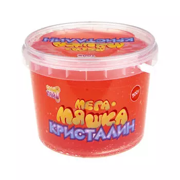 Мега-Мяшка Кристалин, надувная, 500 г, красная