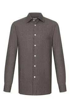 Хлопковая рубашка Kiton