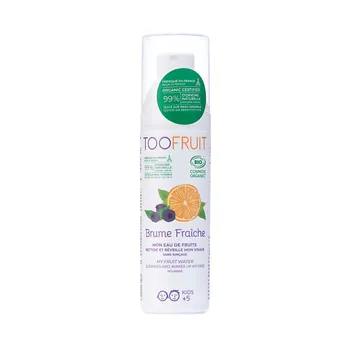 TOOFRUIT Вода детская для лица очищающая фруктовая "Апельсин-Черника"
