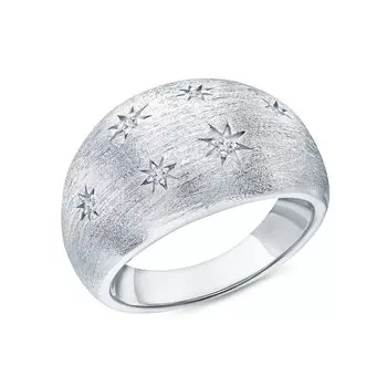 Серебряное кольцо с фианитами