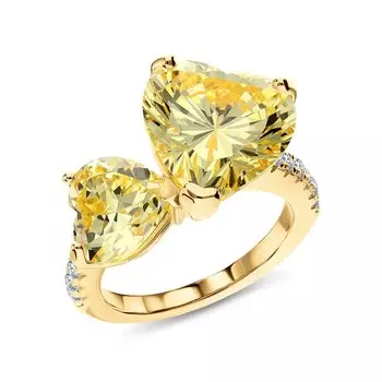 Серебряное кольцо с фианитами