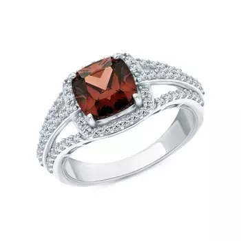 Серебряное кольцо с фианитами