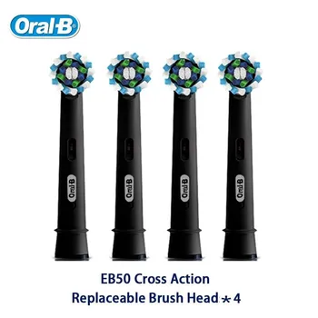 Оригинальные сменные насадки Oral B для вращающейся электрической зубной щетки Oral-B, оригинальные отбеливающие зубы, мягкие щетинки белый