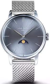 fashion наручные мужские часы Locman 0256A07A-00GYNKB0. Коллекция 1960 Moon Phases