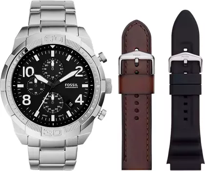 fashion наручные мужские часы Fossil FS5968_SET. Коллекция Bronson