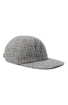 Бейсболка из вискозы и шерсти Emporio Armani