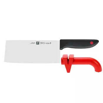 Zwilling Нож топорик китайский шеф-повара 18 см + точилка для ножей Twin Point Zwilling