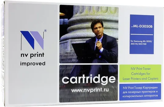 Картридж лазерный NV Print NV-MLD3050B (ML-D3050B), черный, 8000 страниц, совместимый для Samsung ML-3050, ML-3051N / 3051ND