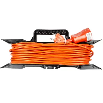 Удлинитель Uniel YX10-101 /UCK-1N/2x1,00/20M/F ORANGE UL-00010800