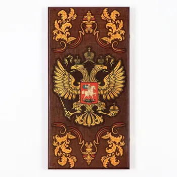 Нарды деревянные большие, с шашками