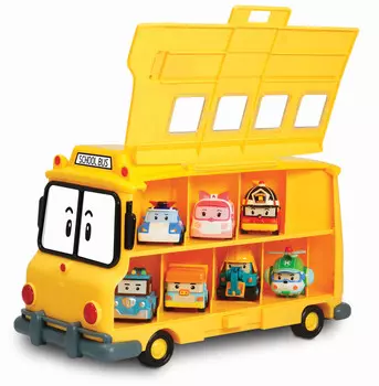 Кейс Robocar Poli для хранения машинок Скулби (вместимость 14 машинок)