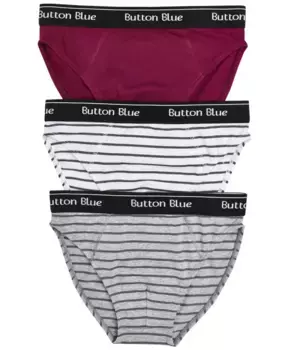 Комплект из 3 пар трусов Button Blue (152-158)