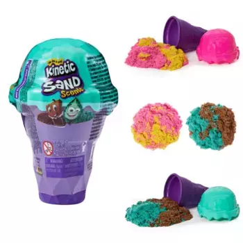 Kinetic Sand Кинетический песок Набор для лепки Мороженое
