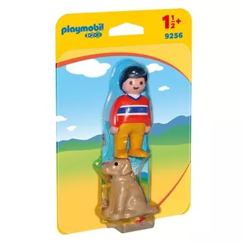 Playmobil Конструктор Мужчина с собакой