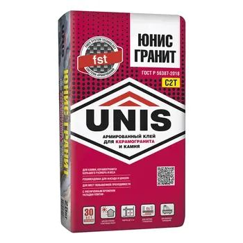 Клей для плитки Unis C2T Гранит 25 кг
