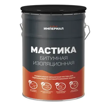 Мастика битумная изоляционная неотверждаемая Империал 13 Л