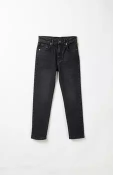 Джинсы slim fit "Черные" 7+