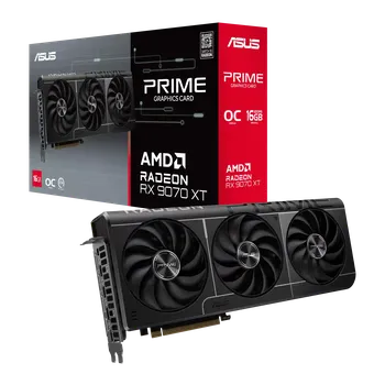 Видеокарта ASUS Prime Radeon RX 9070 XT OC 16Gb (90YV0L71-M0NA00)